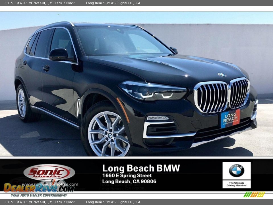 2019 BMW X5 xDrive40i Jet Black / Black Photo #1