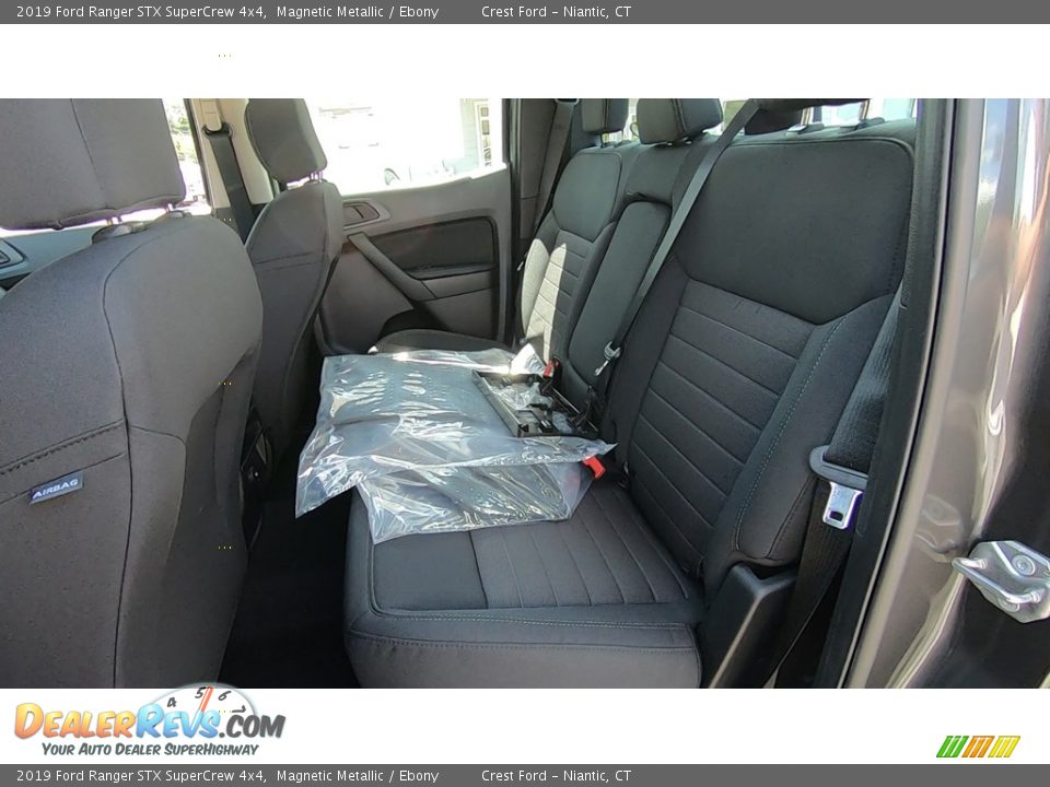 2019 Ford Ranger STX SuperCrew 4x4 Magnetic Metallic / Ebony Photo #17
