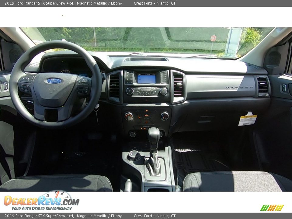 2019 Ford Ranger STX SuperCrew 4x4 Magnetic Metallic / Ebony Photo #18