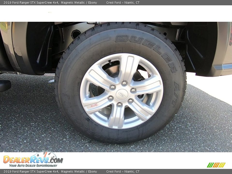 2019 Ford Ranger STX SuperCrew 4x4 Magnetic Metallic / Ebony Photo #19