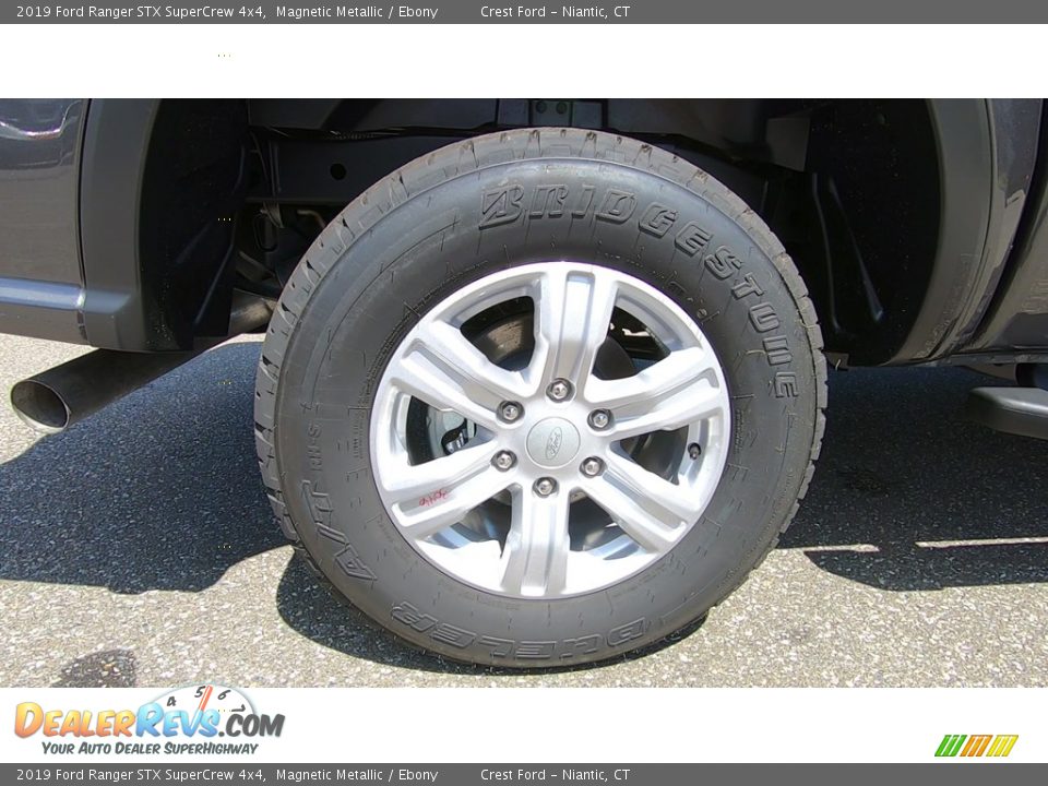 2019 Ford Ranger STX SuperCrew 4x4 Magnetic Metallic / Ebony Photo #21