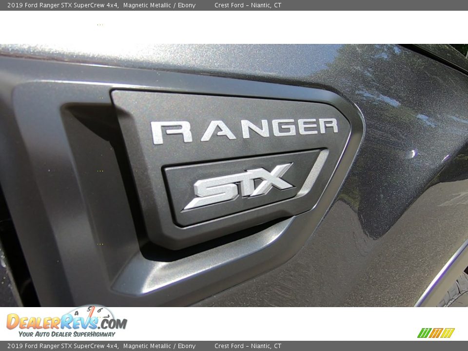 2019 Ford Ranger STX SuperCrew 4x4 Magnetic Metallic / Ebony Photo #25