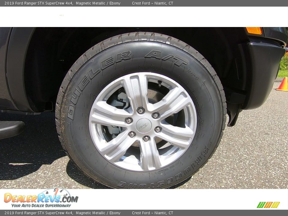 2019 Ford Ranger STX SuperCrew 4x4 Magnetic Metallic / Ebony Photo #26