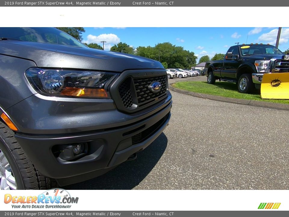 2019 Ford Ranger STX SuperCrew 4x4 Magnetic Metallic / Ebony Photo #27