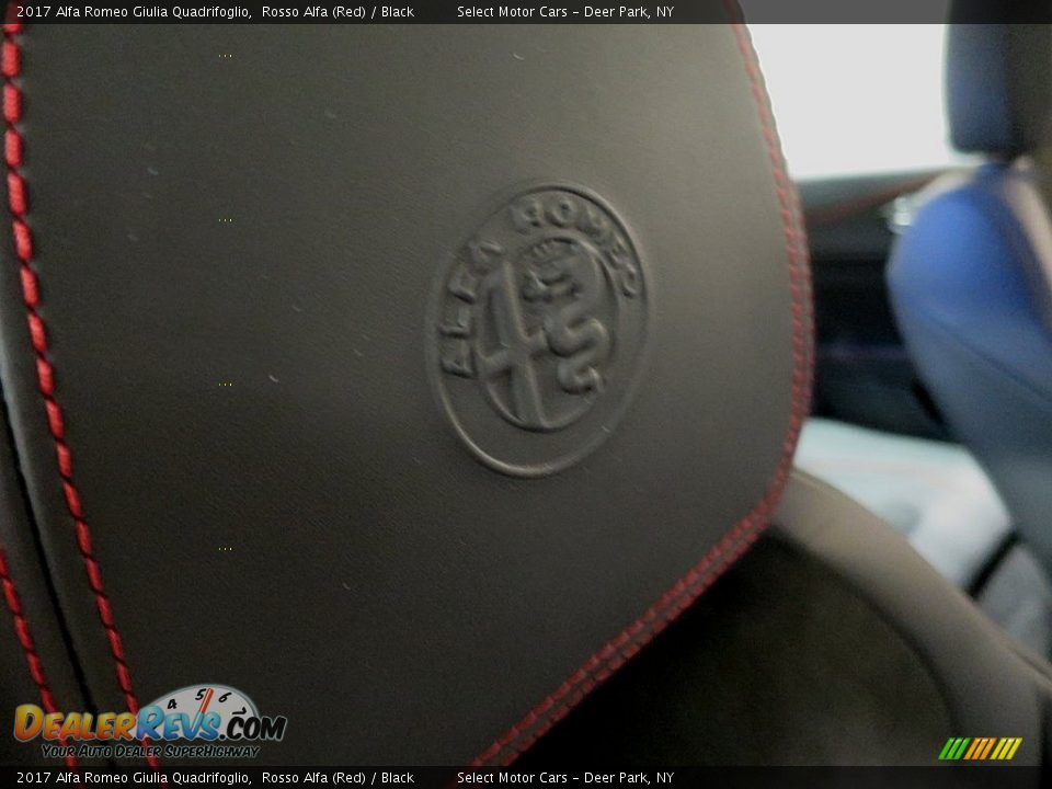 2017 Alfa Romeo Giulia Quadrifoglio Rosso Alfa (Red) / Black Photo #21