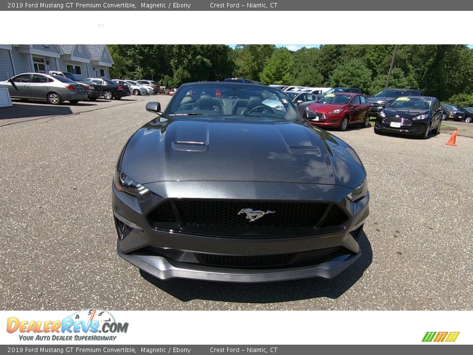 2019 Ford Mustang GT Premium Convertible Magnetic / Ebony Photo #2