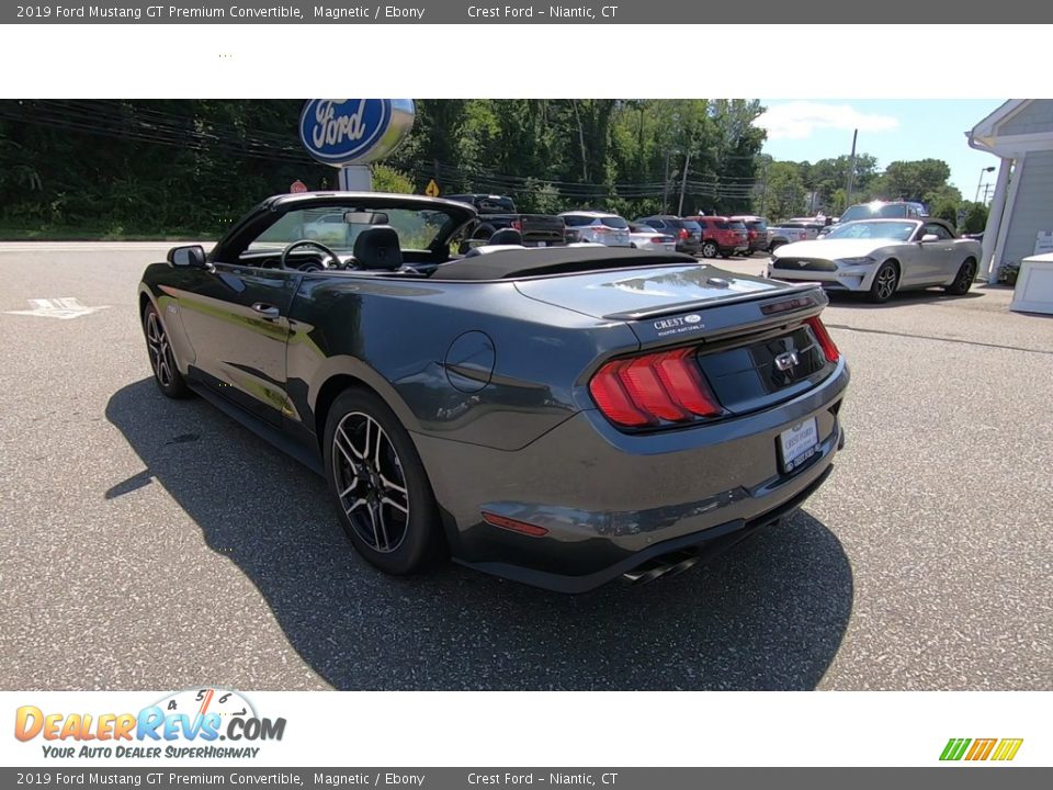 2019 Ford Mustang GT Premium Convertible Magnetic / Ebony Photo #5