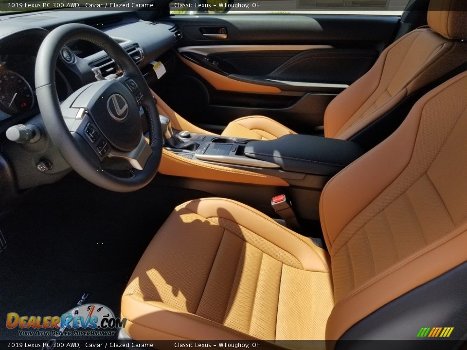 Glazed Caramel Interior - 2019 Lexus RC 300 AWD Photo #2