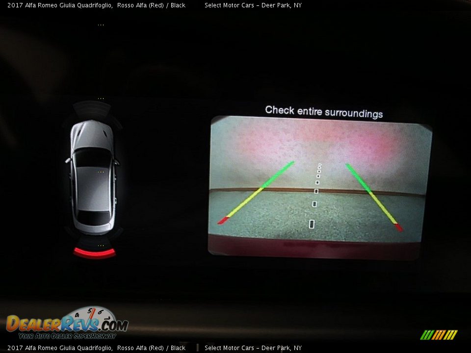 2017 Alfa Romeo Giulia Quadrifoglio Rosso Alfa (Red) / Black Photo #25