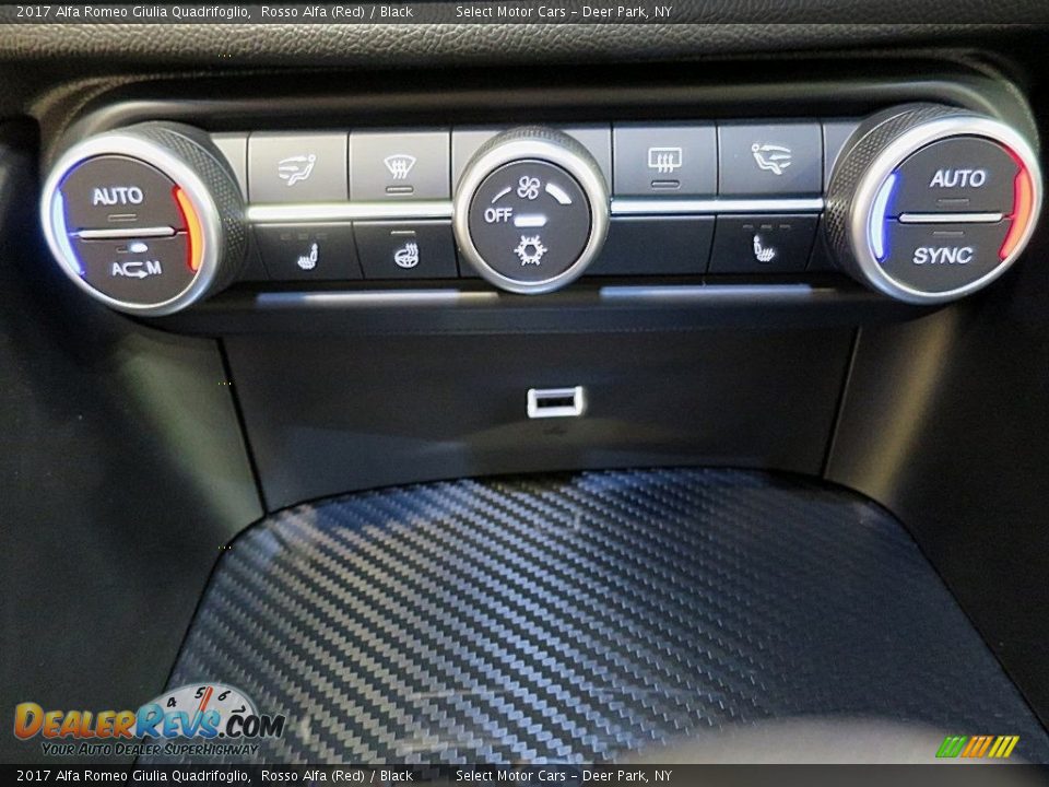 2017 Alfa Romeo Giulia Quadrifoglio Rosso Alfa (Red) / Black Photo #29
