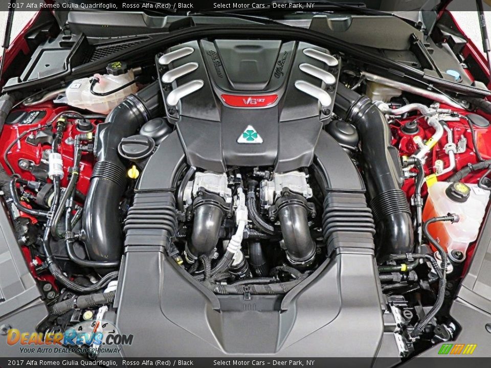 2017 Alfa Romeo Giulia Quadrifoglio 2.9 Liter Twin-Turbocharged DOHC 24-Valve VVT V6 Engine Photo #33