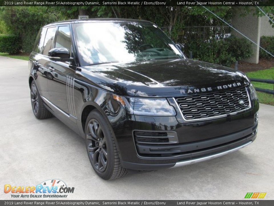 2019 Land Rover Range Rover SVAutobiography Dynamic Santorini Black Metallic / Ebony/Ebony Photo #2