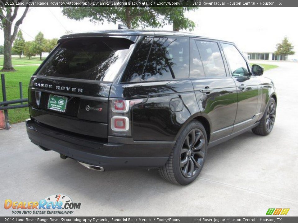 2019 Land Rover Range Rover SVAutobiography Dynamic Santorini Black Metallic / Ebony/Ebony Photo #7