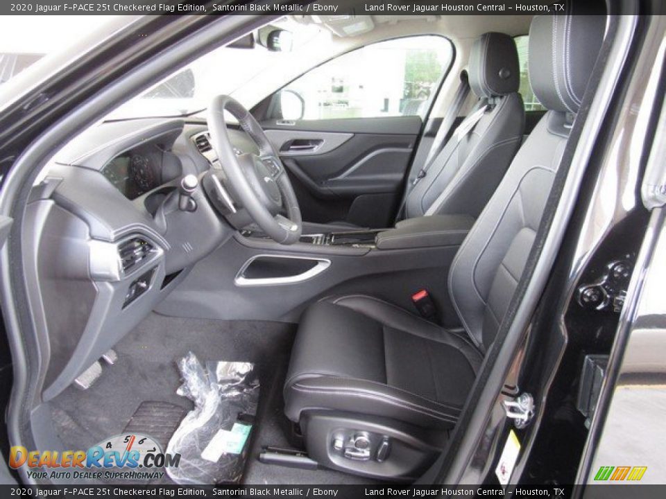Front Seat of 2020 Jaguar F-PACE 25t Checkered Flag Edition Photo #3