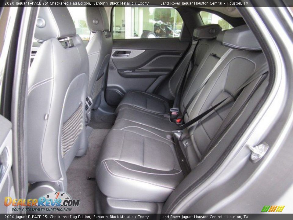 Rear Seat of 2020 Jaguar F-PACE 25t Checkered Flag Edition Photo #5