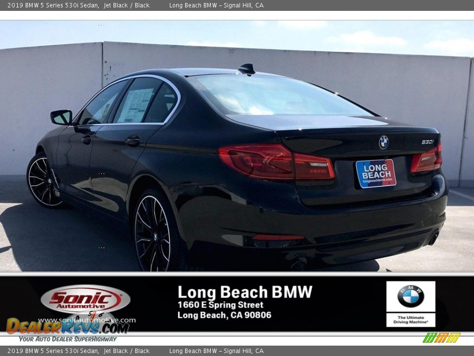 2019 BMW 5 Series 530i Sedan Jet Black / Black Photo #2