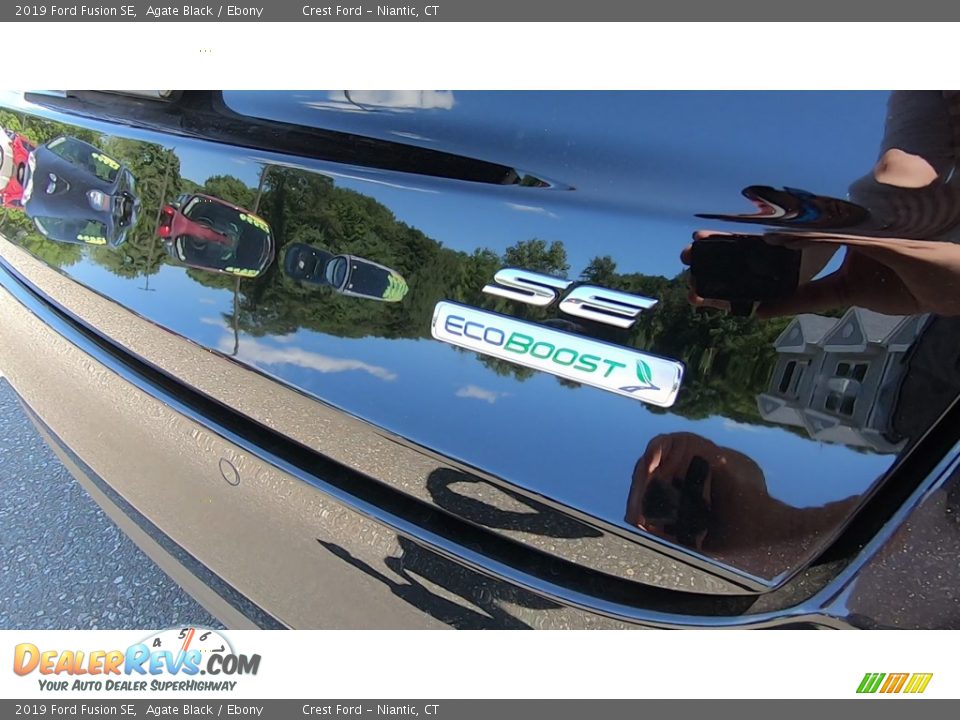 2019 Ford Fusion SE Agate Black / Ebony Photo #9