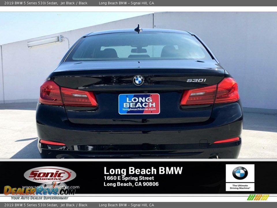 2019 BMW 5 Series 530i Sedan Jet Black / Black Photo #3