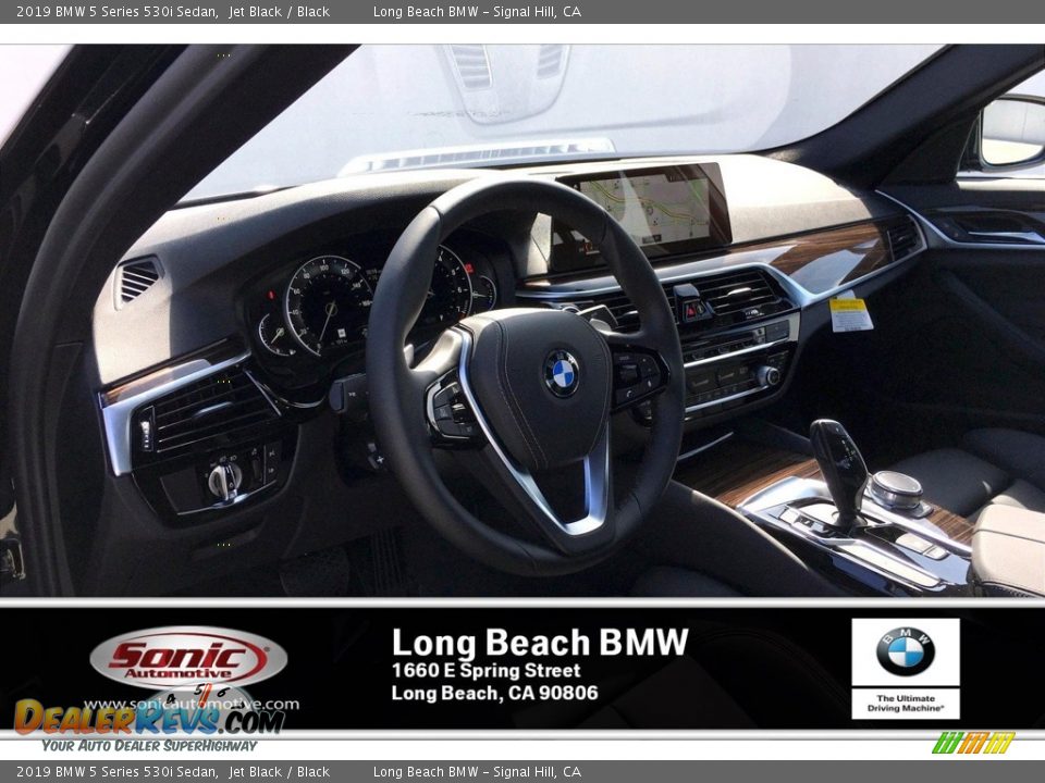2019 BMW 5 Series 530i Sedan Jet Black / Black Photo #4