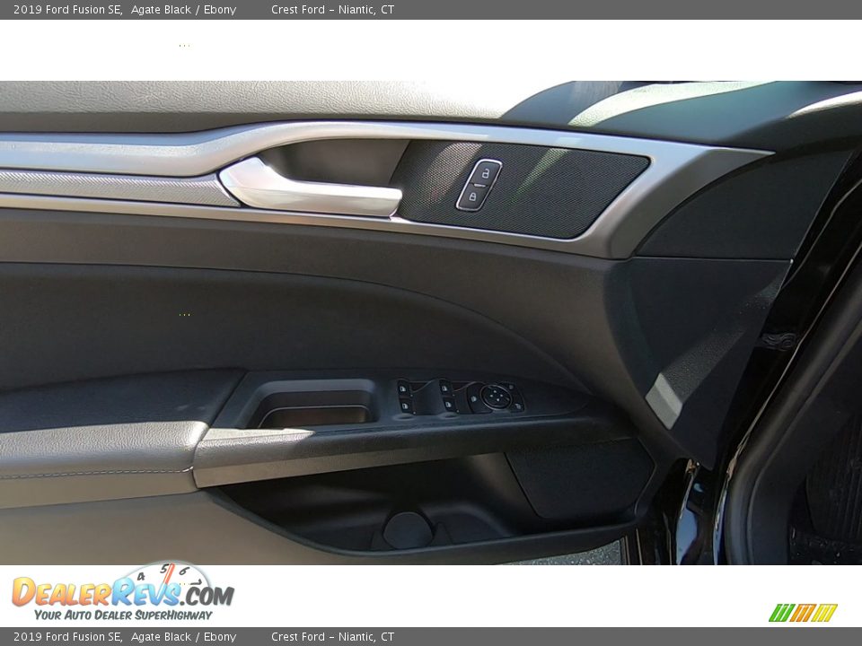 2019 Ford Fusion SE Agate Black / Ebony Photo #13