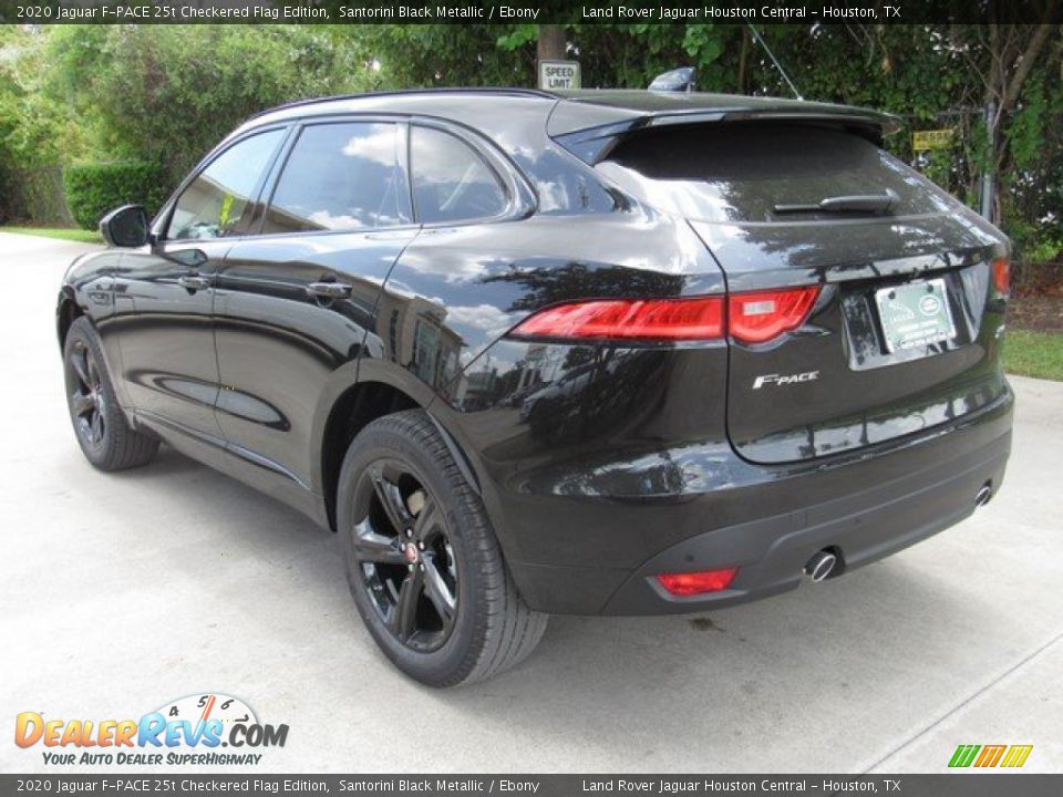 2020 Jaguar F-PACE 25t Checkered Flag Edition Santorini Black Metallic / Ebony Photo #12