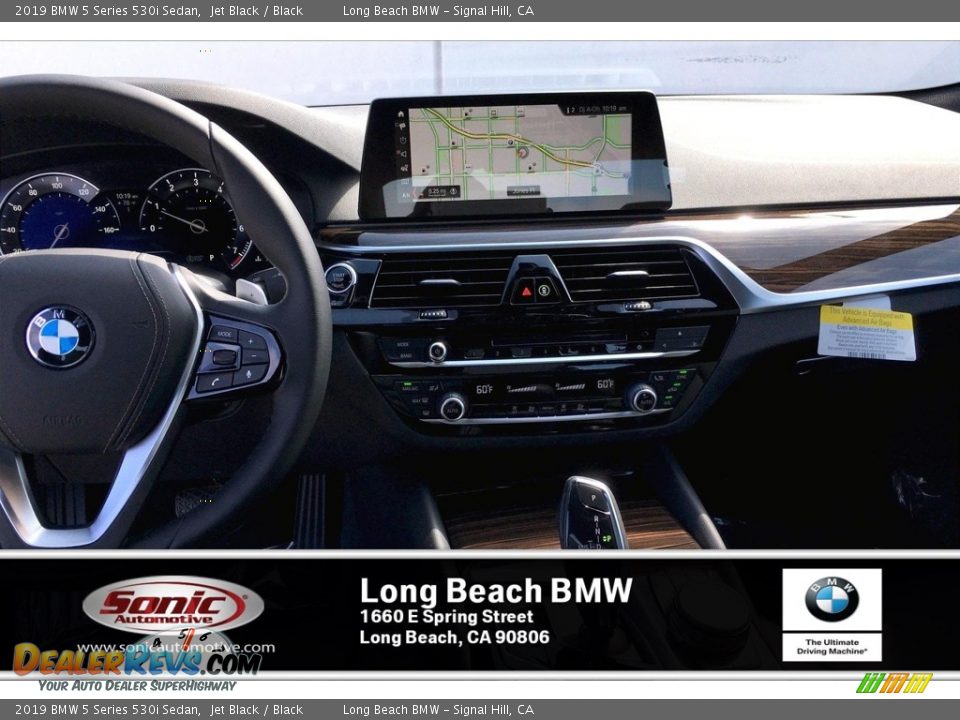 2019 BMW 5 Series 530i Sedan Jet Black / Black Photo #5