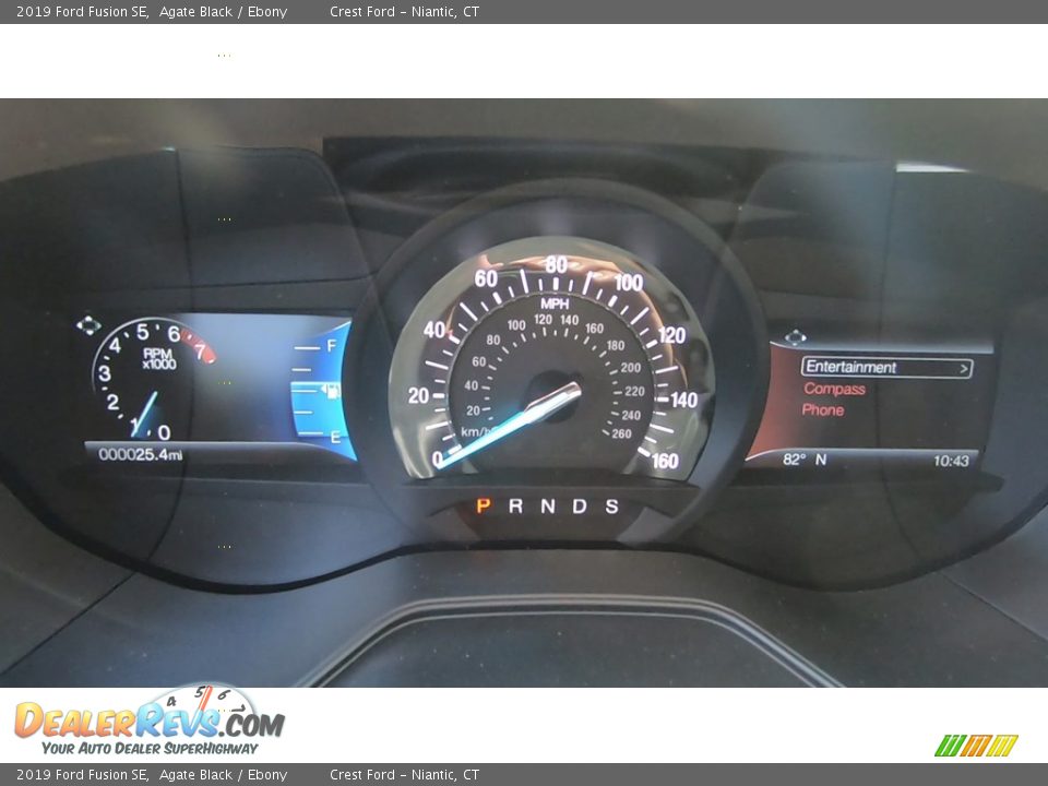 2019 Ford Fusion SE Agate Black / Ebony Photo #14