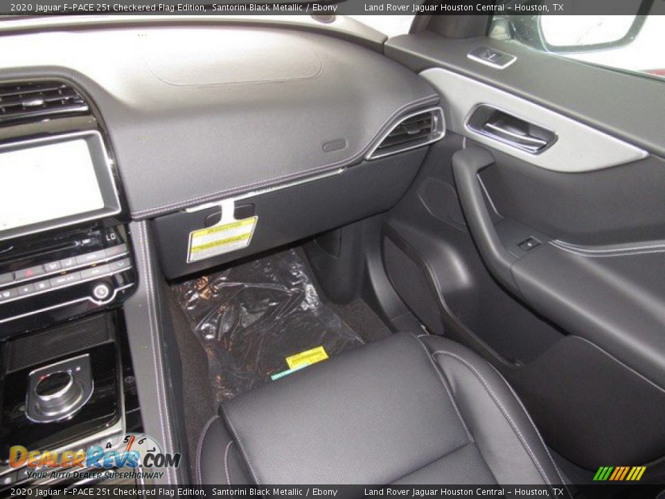 2020 Jaguar F-PACE 25t Checkered Flag Edition Santorini Black Metallic / Ebony Photo #14