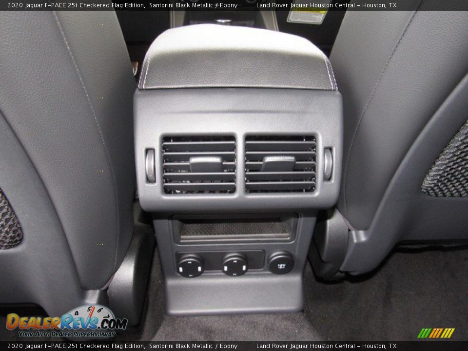 2020 Jaguar F-PACE 25t Checkered Flag Edition Santorini Black Metallic / Ebony Photo #15