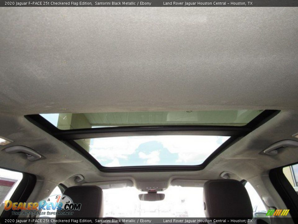 2020 Jaguar F-PACE 25t Checkered Flag Edition Santorini Black Metallic / Ebony Photo #17
