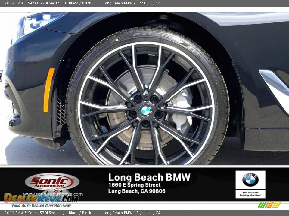 2019 BMW 5 Series 530i Sedan Jet Black / Black Photo #9