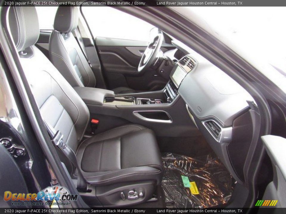 2020 Jaguar F-PACE 25t Checkered Flag Edition Santorini Black Metallic / Ebony Photo #19