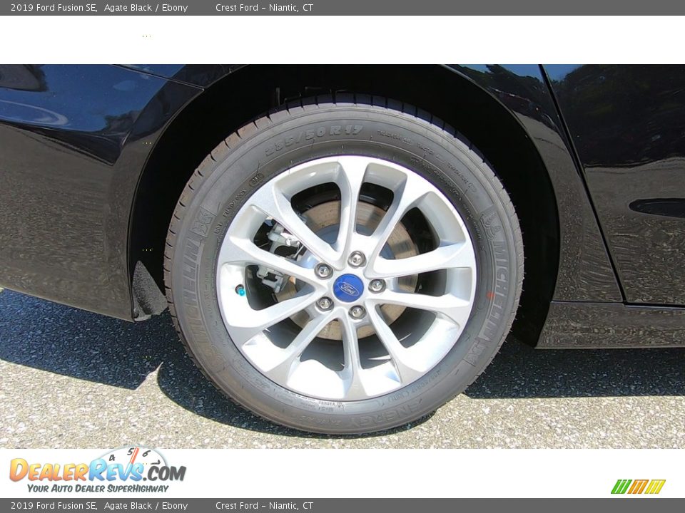 2019 Ford Fusion SE Agate Black / Ebony Photo #22