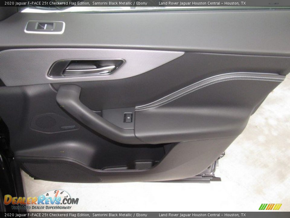 2020 Jaguar F-PACE 25t Checkered Flag Edition Santorini Black Metallic / Ebony Photo #21