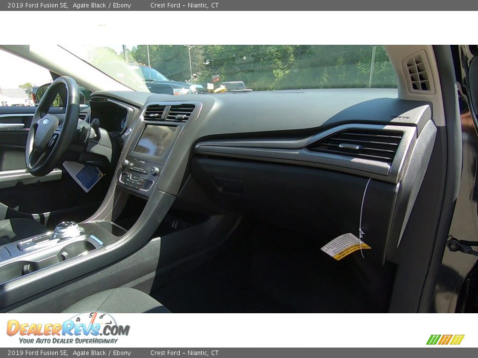 2019 Ford Fusion SE Agate Black / Ebony Photo #25
