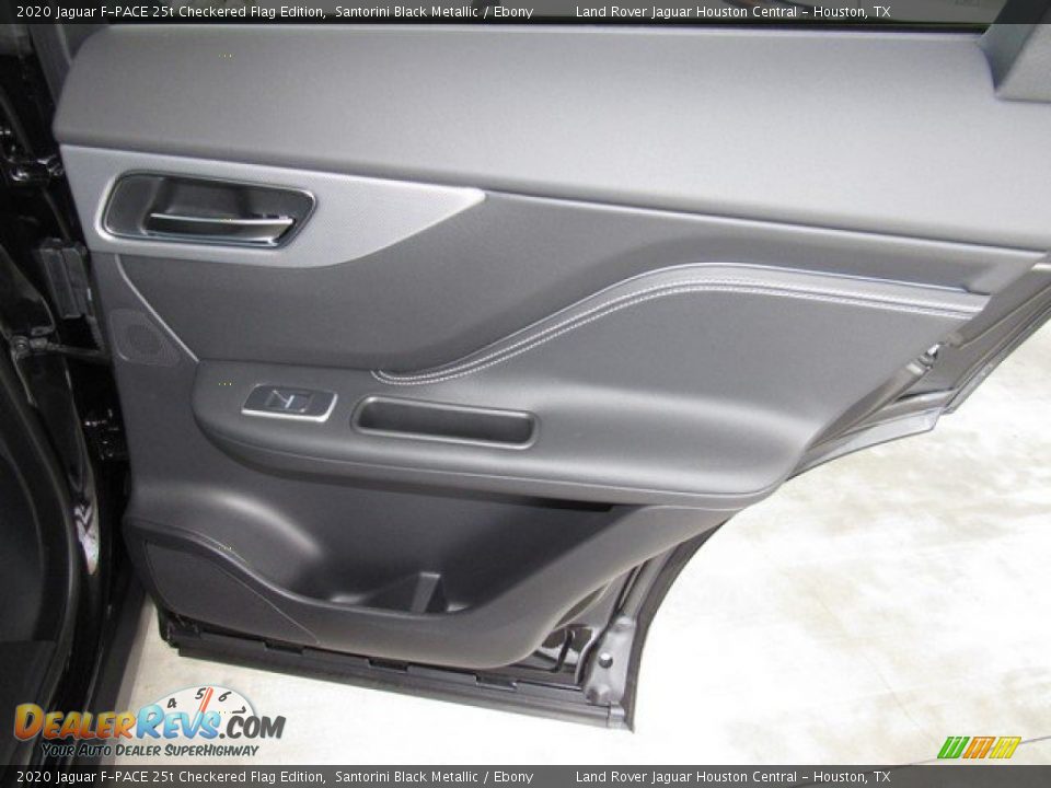 2020 Jaguar F-PACE 25t Checkered Flag Edition Santorini Black Metallic / Ebony Photo #22