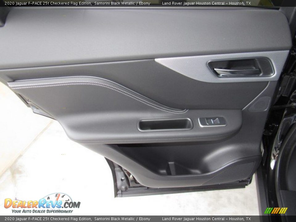 2020 Jaguar F-PACE 25t Checkered Flag Edition Santorini Black Metallic / Ebony Photo #23