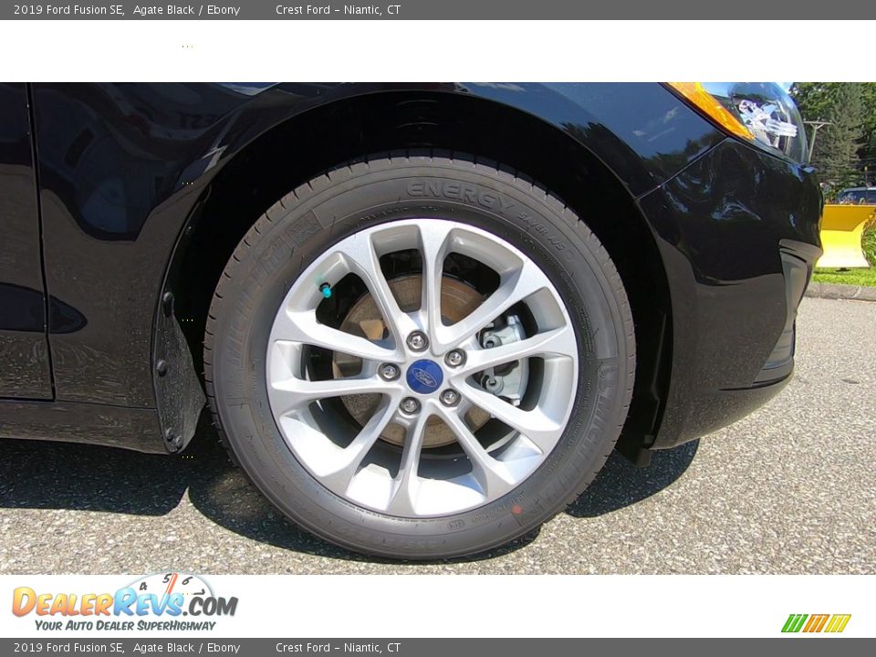 2019 Ford Fusion SE Agate Black / Ebony Photo #26