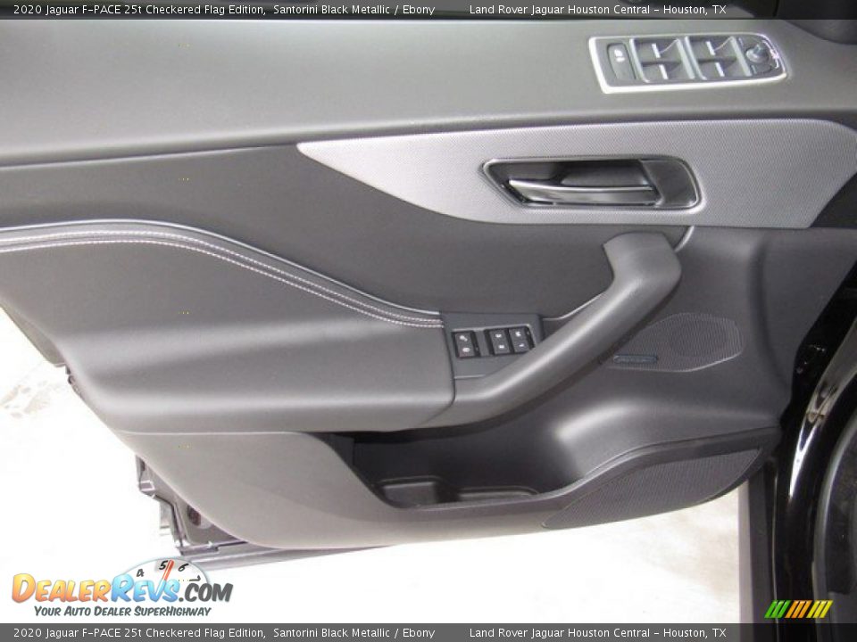 2020 Jaguar F-PACE 25t Checkered Flag Edition Santorini Black Metallic / Ebony Photo #24