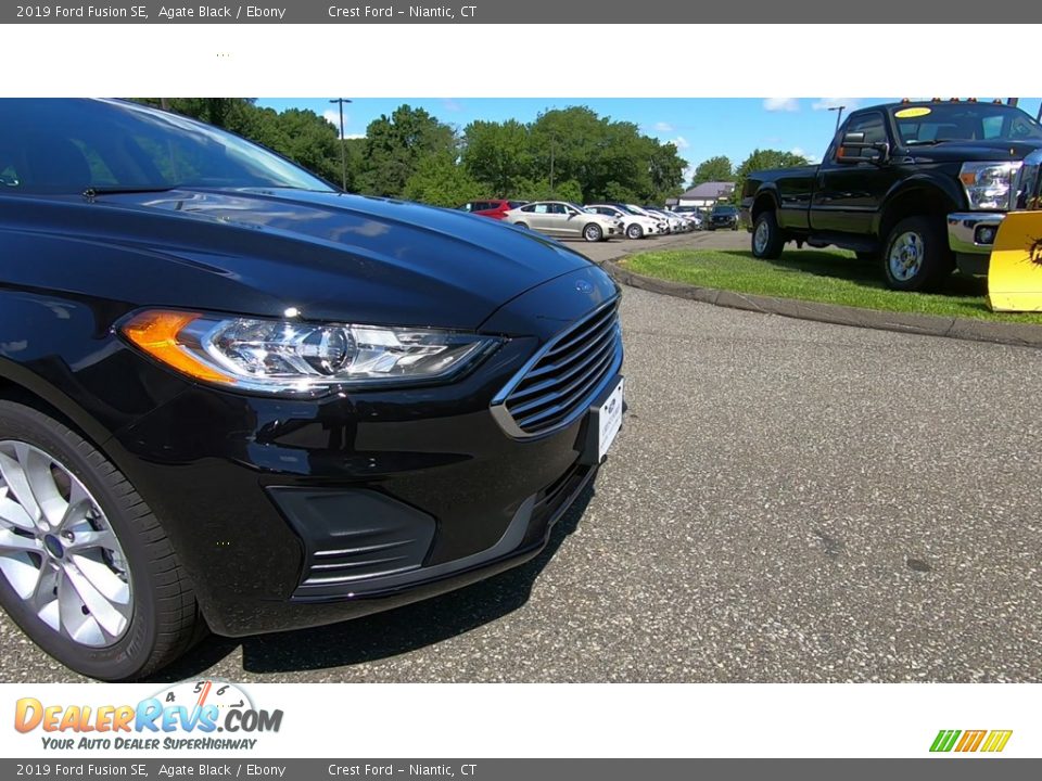 2019 Ford Fusion SE Agate Black / Ebony Photo #27