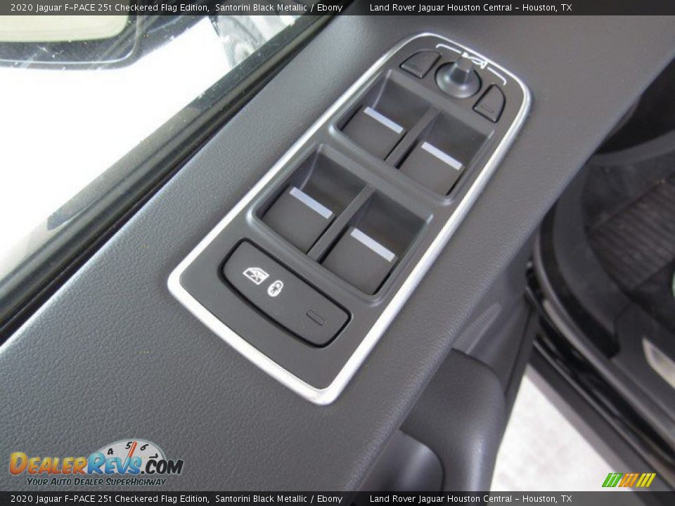 2020 Jaguar F-PACE 25t Checkered Flag Edition Santorini Black Metallic / Ebony Photo #25