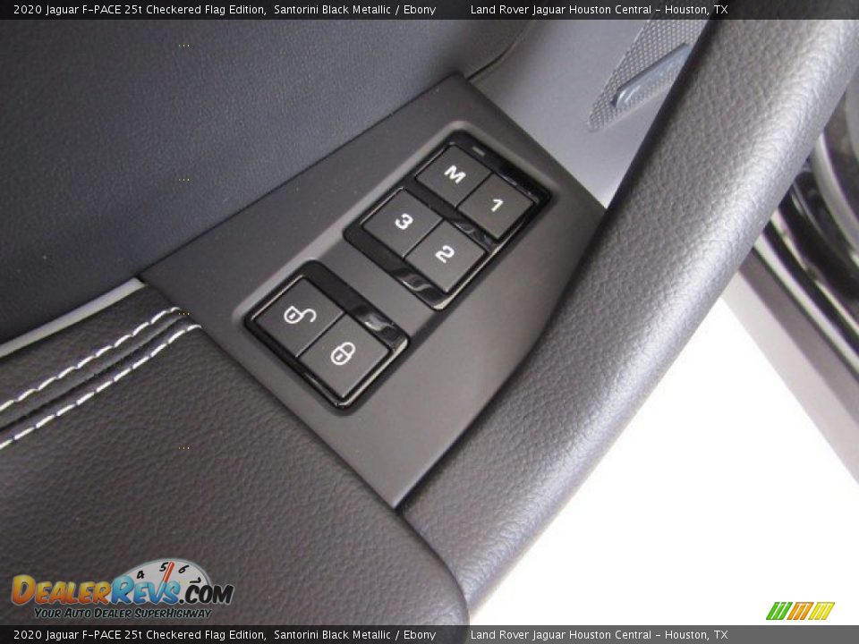 2020 Jaguar F-PACE 25t Checkered Flag Edition Santorini Black Metallic / Ebony Photo #26