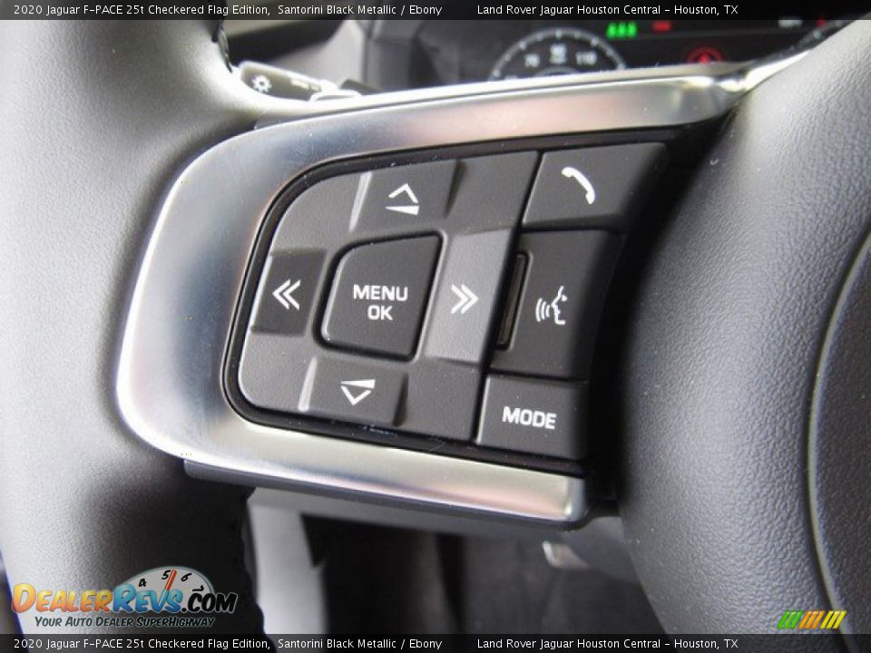 2020 Jaguar F-PACE 25t Checkered Flag Edition Santorini Black Metallic / Ebony Photo #29