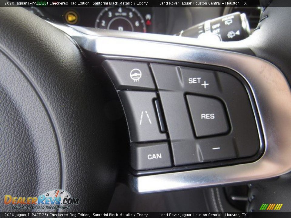 2020 Jaguar F-PACE 25t Checkered Flag Edition Santorini Black Metallic / Ebony Photo #30