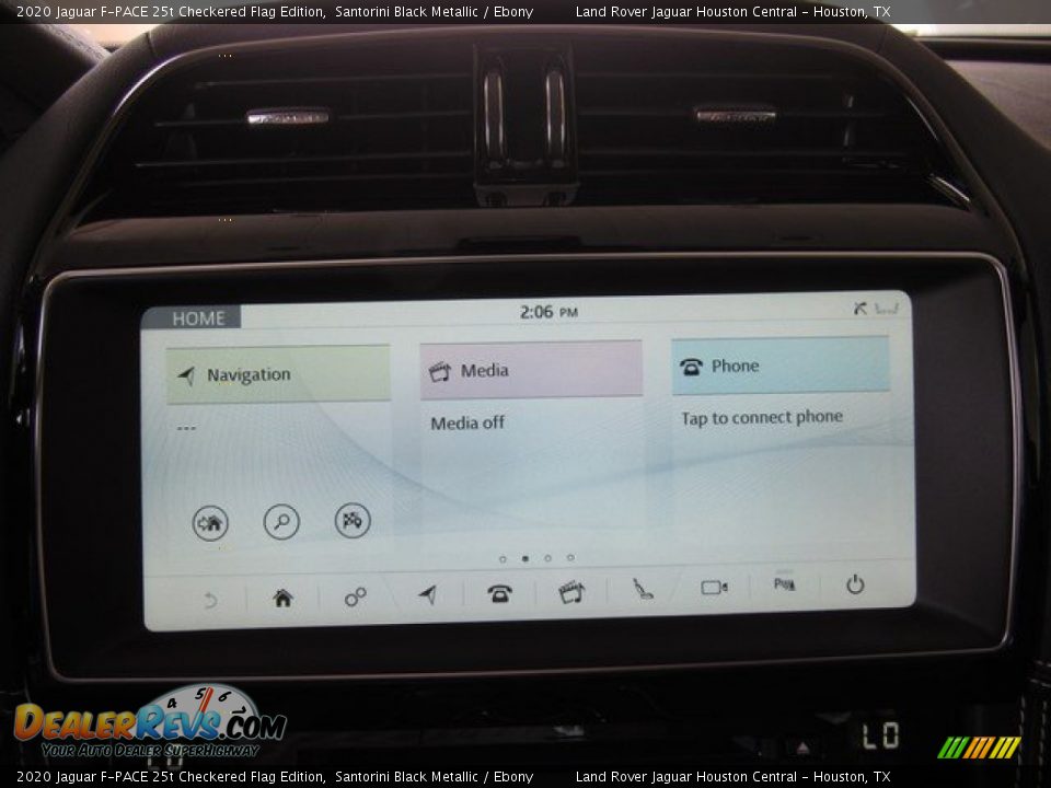 2020 Jaguar F-PACE 25t Checkered Flag Edition Santorini Black Metallic / Ebony Photo #32