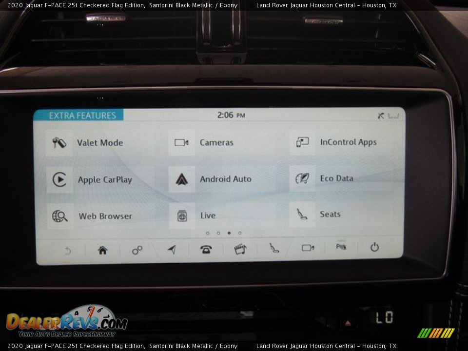 2020 Jaguar F-PACE 25t Checkered Flag Edition Santorini Black Metallic / Ebony Photo #33