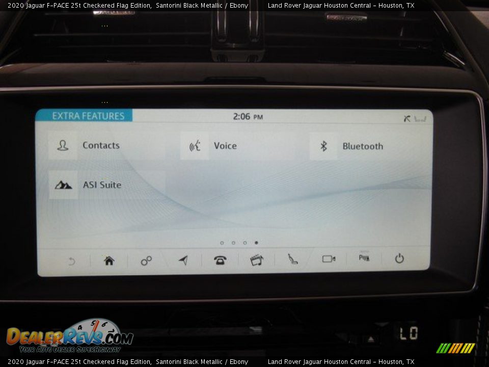 2020 Jaguar F-PACE 25t Checkered Flag Edition Santorini Black Metallic / Ebony Photo #34