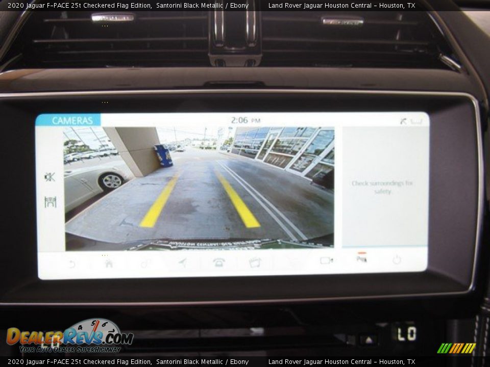 2020 Jaguar F-PACE 25t Checkered Flag Edition Santorini Black Metallic / Ebony Photo #36