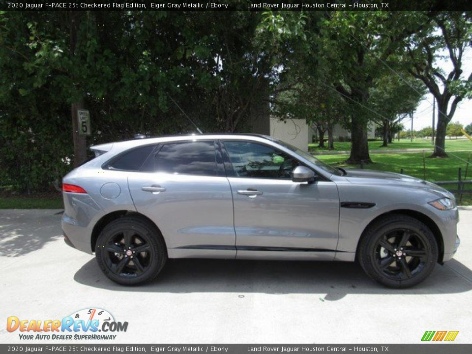 2020 Jaguar F-PACE 25t Checkered Flag Edition Eiger Gray Metallic / Ebony Photo #6