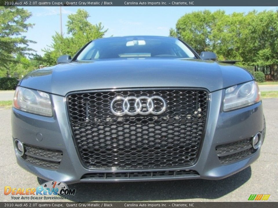 2010 Audi A5 2.0T quattro Coupe Quartz Gray Metallic / Black Photo #4